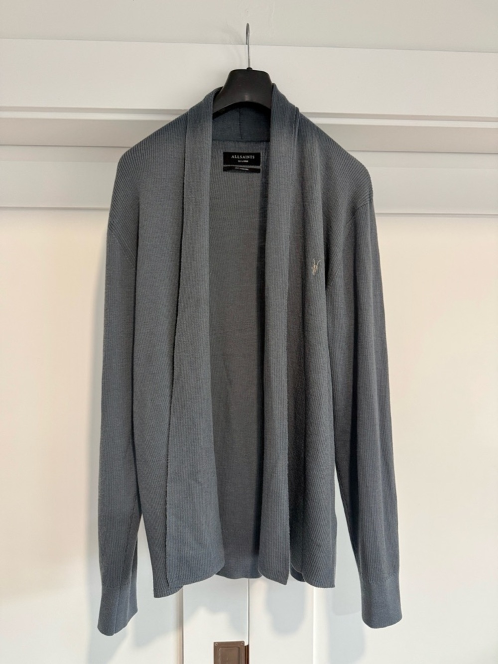 MODE MERINO RAMSKULL OPEN CARDIGAN XXL